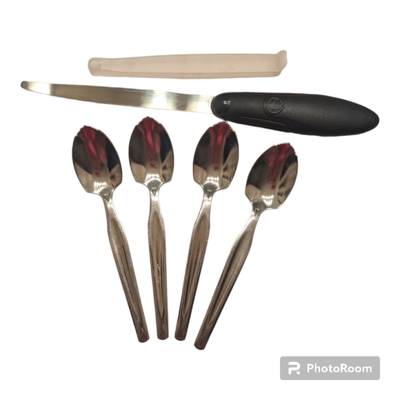 The Pampered Chef Kitchen The Pampered Chef Serrated Grapefruit Knife 127 W Protective Guard